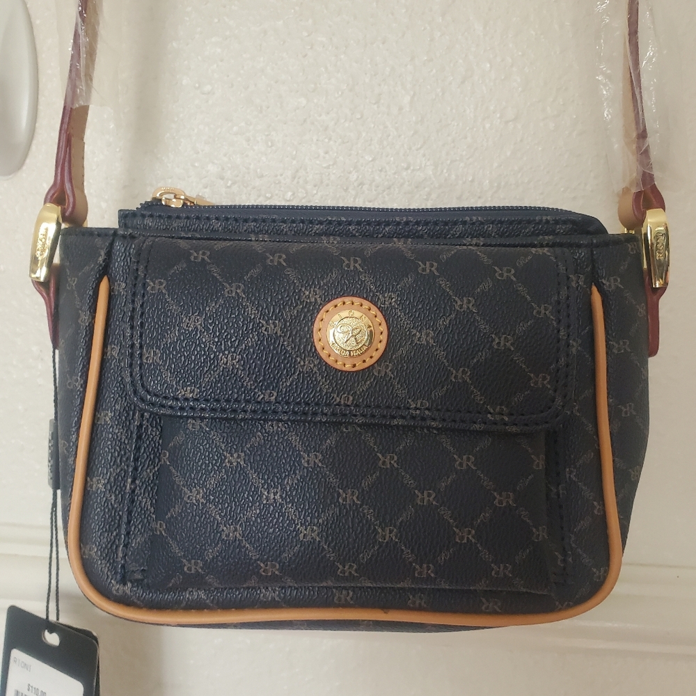 Rioni Signature (Navy blue) small Pocket Purse STA-20057
